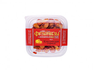 Сухарики с семгой и сыром: Фрайчизы классические сырные (100 гр.)