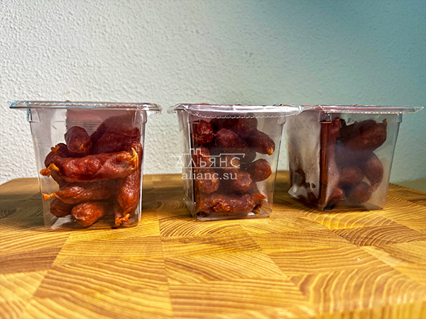 Колбаски МИНИ со вкусом аджики с/к (100 гр) в Улан-Удэ