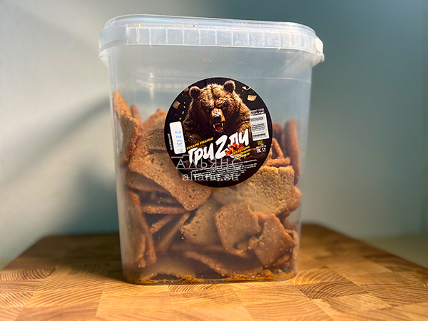 Ведро Ржаные гренки со вкусом Крылышки Барбекю (1 кг) в Улан-Удэ