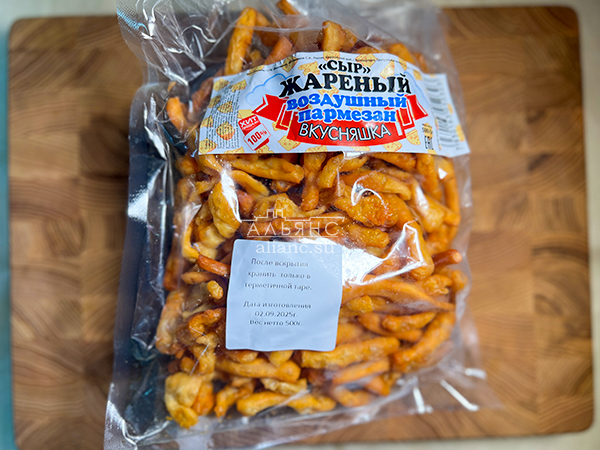 Жареный сыр "ВКУСНЯШКА" со вкусом пармезан (500 гр) в Улан-Удэ